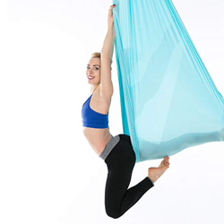 Aramox Juego de Columpios de Yoga aéreo, 110.2 Pulgadas, elástico Ultra Fuerte, Hamaca de Yoga aérea, Columpio, Accesorio de Entrenamiento de Fitness, precio