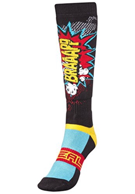 O'Neal Pro MX Braapp 0356U-113 - Calcetines para Motocross, Enduro y Offroad, Color Negro