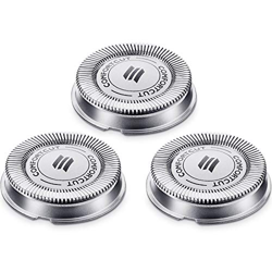 SH30 Cabezas de Repuesto Compatible con Afeitadora Eléctrica Philips Series 1000, 2000, 3000 Clic y Estilo con Cuchilla Puntiaguda, No Original (3 Pie en oferta