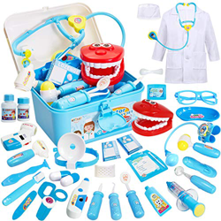 Buyger 35 Piezas Maletin Medicos Doctora Juguete Disfraz Doctora Kit Medicos Juego Accesorios Juego de rol Cumpleaños Regalos para Niñas Ninos 3 4 5 6 precio
