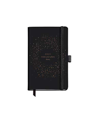 MIQUELRIUS - Agenda 2021 Vía Láctea - Español, Día Página, Tamaño 90 x 140 mm, Papel 70g, Cubierta Rígida Cartón Forrado, Color Negro Galaxia en oferta