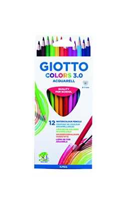 Giotto Colors 3.0 Aquarell - Pack de 12 lápices