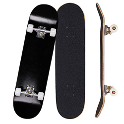 Sumeber Skateboards - Tabla de skate 80 x 20 cm, doble patada para adultos, para principiantes, monopatín completo para adolescentes, niñas, niños y a en oferta