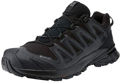 Salomon XA Pro 3D V8 GTX, Zapatillas De Trail Running Y Sanderismo Impermeables Versión Màs Ligera Mujer, Negro (Black/Black/Phantom), 40 2/3 EU