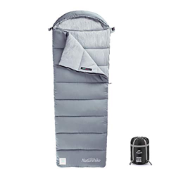 Naturehike Saco de Dormir de Algodón con Capucha Saco de Dormir para Mochileros Senderismo Camping en Interiores y Exteriores (Gris M300) características
