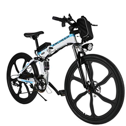 BIKFUN Bicicleta eléctrica, 20"/26" Ebike para Adulto, Batería de Litio-Ion(36V, 8Ah), 250W, Transmisión de Velocidad Shimano 7 (26 Bicicleta de monta en oferta