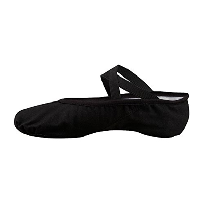 Bezioner-Shop Zapatillas de Ballet Canvas Dance Zapatos Split (Negro y Rosa Claro) Le recomendamos Que Elija uno (1) Tamaño Más Grande Que su Tamaño N