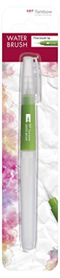 Tombow Wb-FN-1P - Pincel con depósito de agua (Vide), punta fina
