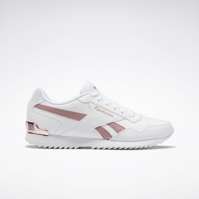 Reebok Royal Glide Ripple Clip White/Blush Metal/White