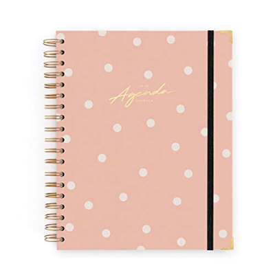Agenda grande semanal Charuca 20-21. Pink