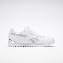 Reebok Royal Glide Ripple Clip White/Silver Metallic/White características