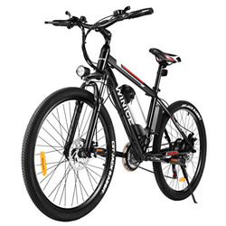 Vivi Bicicleta Eléctrica, Bicicleta Ciudad de 26 Pulgadas 250W, con 36V 8Ah Batería de Litio de, Doble Disco, 25-30 Millas de Alcance (Entrega en 5-7  características