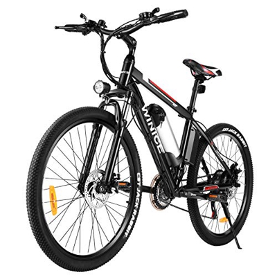 Vivi Bicicleta Eléctrica, Bicicleta Ciudad de 26 Pulgadas 250W, con 36V 8Ah Batería de Litio de, Doble Disco, 25-30 Millas de Alcance (Entrega en 5-7 