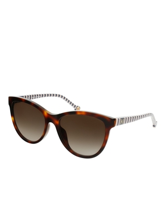 CH Carolina Herrera - Gafas De Sol De Mujer Cat Eye De Acetato Havana