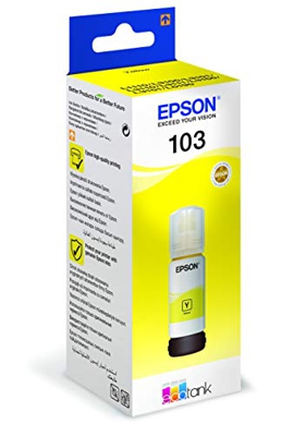 Epson C13T00S44A Botella EcoTank 103 Tinta Amarilla 65ml 4500 Páginas