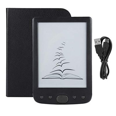 ASHATA E-Reader, Protege los Ojos, batería de Gran Capacidad 6in 800 * 600 HD E-Ink Lector de Libros electrónicos fácil de Leer Lector de Libros elect