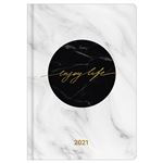 Agenda anual 2021 Tenues midi booklet GlamLine Enjoy life en oferta