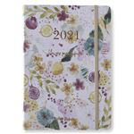 Agenda anual 2021 Petite Mafalda pocket flores en oferta