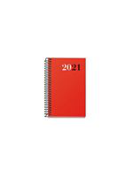Agenda anual 2021 Miquelrius caddy semana vista city rojo en oferta