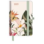 Agenda anual 2021 Tenues greenline Floral 10x15cm