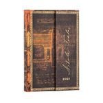 Agenda Mini 2021 Paperblanks 12 meses Tesla Bosque