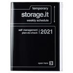 Agenda Marks 2020/21 A5 Storage.it negro en oferta