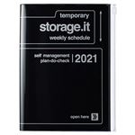 Agenda Marks 2020/21 A5 Storage.it negro