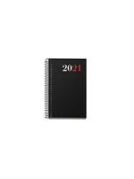 Agenda anual 2021 Miquelrius caddy día por página city negro