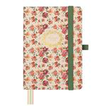 Agenda anual 2021 Finocam A6 semana vista design floral precio
