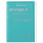 Agenda Marks 2020/21 B6 Storage.it turquesa características