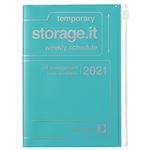 Agenda Marks 2020/21 B6 Storage.it turquesa