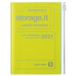 Agenda Marks 2020/21 A6 Storage.it amarillo neon