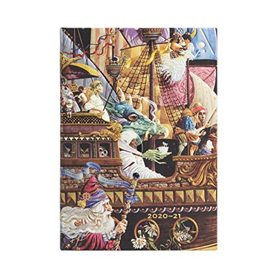 Paperblanks Agendas 18 Meses 2020-2021 Travesía Inaugural, Apaisado, Midi (130 × 180 mm) DS6555-5