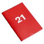 Agenda Octagon 2021 A4 mes visto rojo