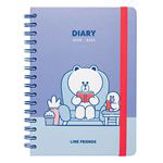 Agenda Erik 2020/21 A5 semana vista Line Friends en oferta