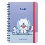 Agenda Erik 2020/21 A5 semana vista Line Friends