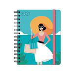 Agenda anual 2021 Dohe A5 Sophie by María Diamantes semana vista precio