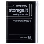 Agenda Marks 2020/21 A6 Storage.it negro