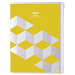 Agenda Marks 2020/21 A5 Cubos amarillo en oferta