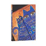 Agenda Mini 2021 Paperblanks 12 meses Gatos mediterráneos en oferta