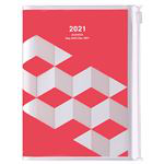 Agenda Marks 2020/21 A6 Cubos rosa en oferta