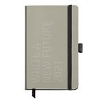 Agenda Miquelrius 2021 día por página A6 flexible minimal gris