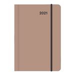 Agenda anual 2021 Tenues midi earthline Stone 8x11 cm
