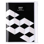 Agenda Marks 2020/21 A6 Cubos negro