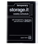 Agenda Marks 2020/21 B6 Storage.it negro precio