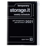 Agenda Marks 2020/21 B6 Storage.it negro