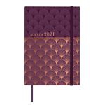 Agenda anual 2021 Finocam A5 día por página Berlin mosaic