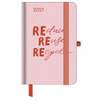 Agenda anual 2021 Tenues greenline Green Vibes 10x15cm precio