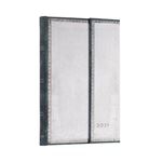 Agenda Midi 2021 Paperblanks 12 meses Sílex Blanco