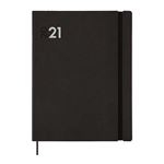 Agenda anual 2021 Finocam A4 semana vista mara negro